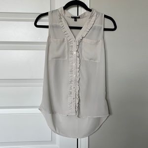Off-white Portofino sleeveless top from Express XS